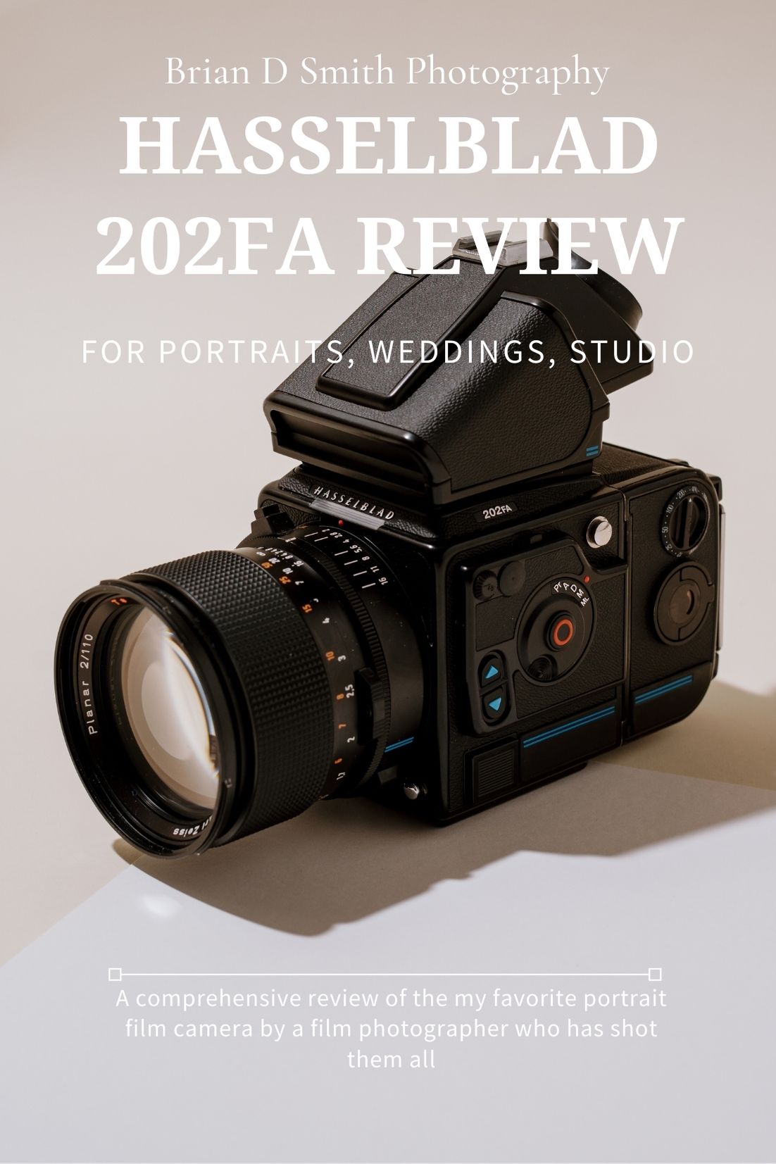 Hasselblad 202FA Film Camera Review For Portraits and Weddings